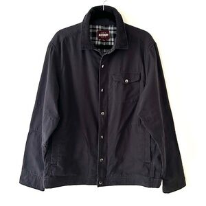 Alesbury Black Cotton Twill Barn Jacket Chore Coat